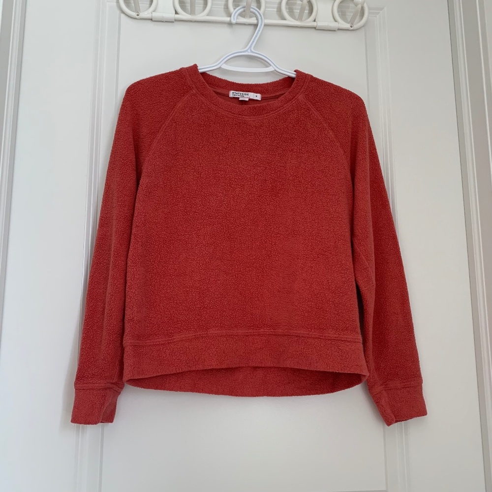 Anthropologie Stateside Fleece Crewneck Sweatshirt
